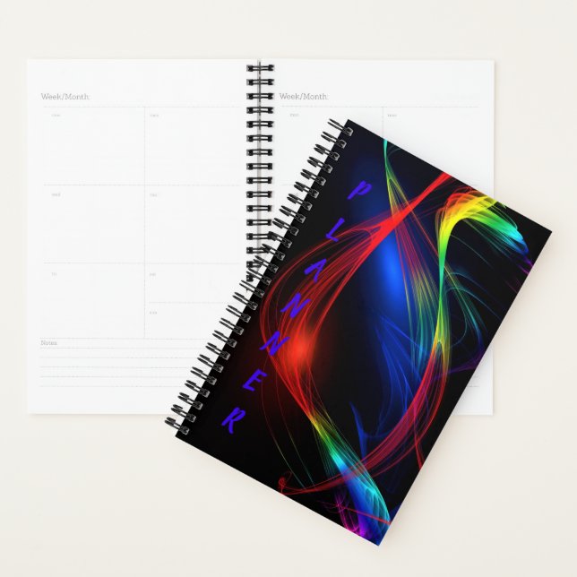 Abstract Colorful Lights Planner Planer (Anzeige)