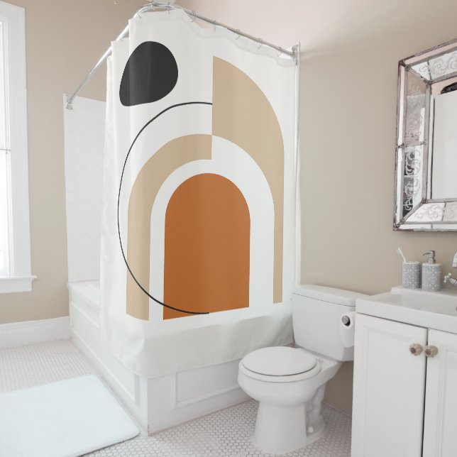 Abstract Contemporary  Duschvorhang (Beispiel)