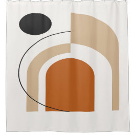 Abstract Contemporary  Duschvorhang