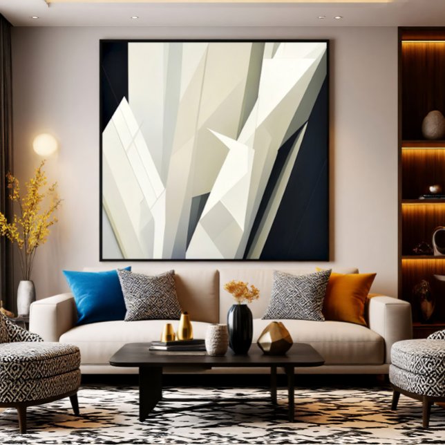 Abstract Crystalline Geometry Poster (Von Creator hochgeladen)