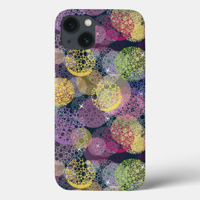 Abstract Cute Polka Dot Circle Case-Mate iPhone Hülle (Rückseite)