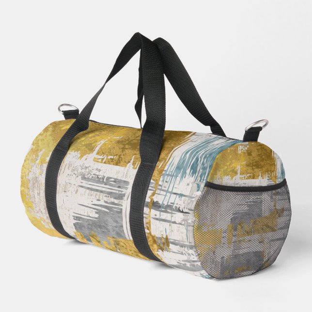 Abstract Design Duffel Bag Duffle Bag (Rechte Ecke)