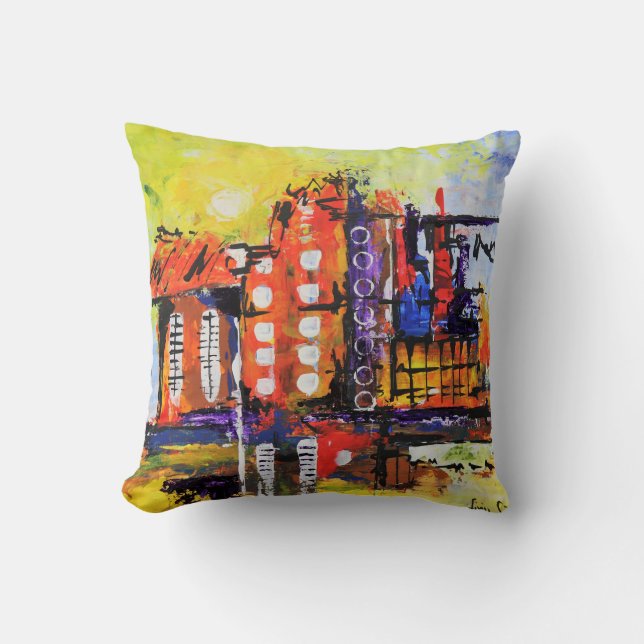 Abstract Design Kissen (Vorderseite)