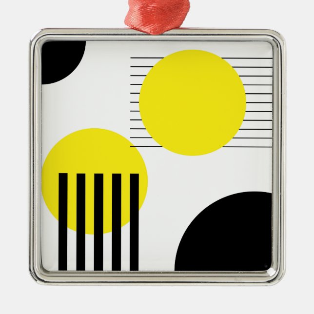 Abstract design ornament aus metall (Vorne)