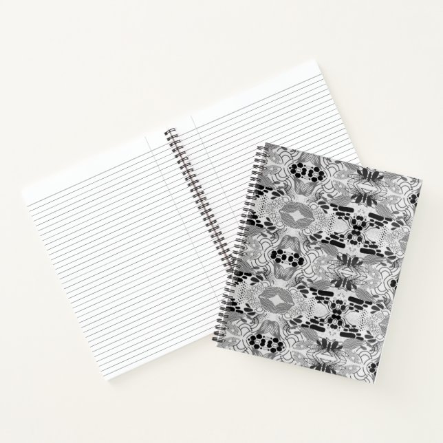 Abstract design themed notebook for writing notizbuch (Innenseite)