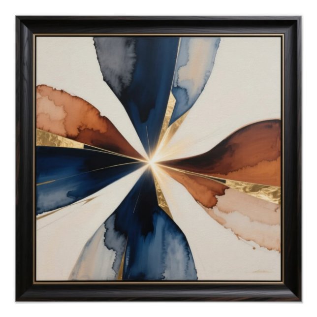 Abstract Design Wall Art Poster (Vorderseite)