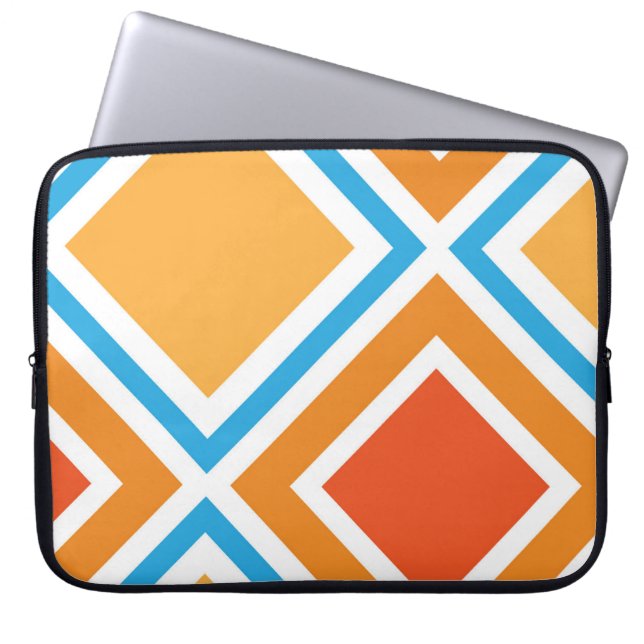 Abstract diamond geometrical laptopschutzhülle (Vorderseite)