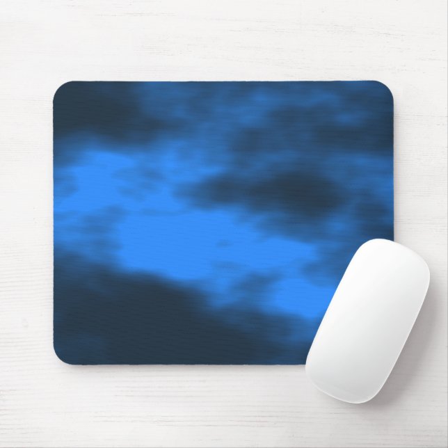Abstract Digital Blue Mousepad (Mit Mouse)