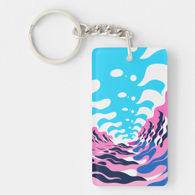 Abstract Dream Wave – Vibrant Surreal Flow (Devant)