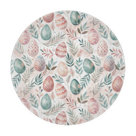 Abstract Easter Eggs Schneidebrett