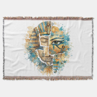 Abstract Egyptian Pharaoh with Eye of Horus Decke