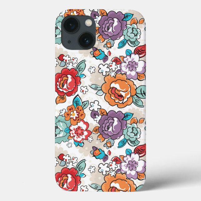 Abstract Elegance floral pattern 5 Case-Mate iPhone Hülle (Rückseite)