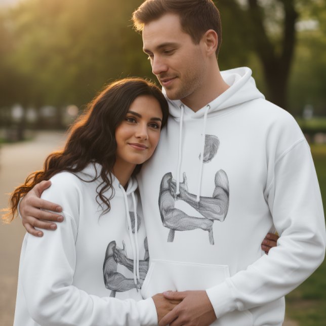Abstract Emotional Hug Hoodie (Von Creator hochgeladen)