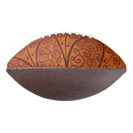 Abstract Floral Pattern Football