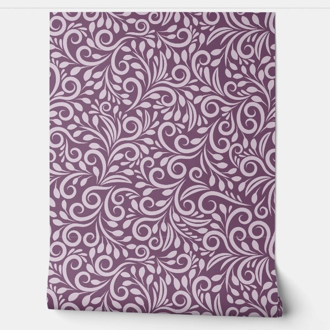 Abstract Floral Pattern Tapete (Abrollen)