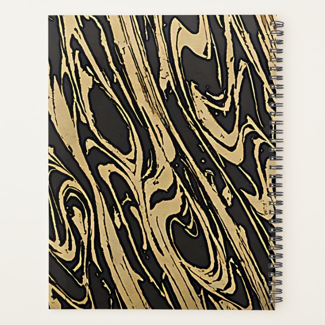 Abstract Fluid Art - Black Marble Effect (Dos)