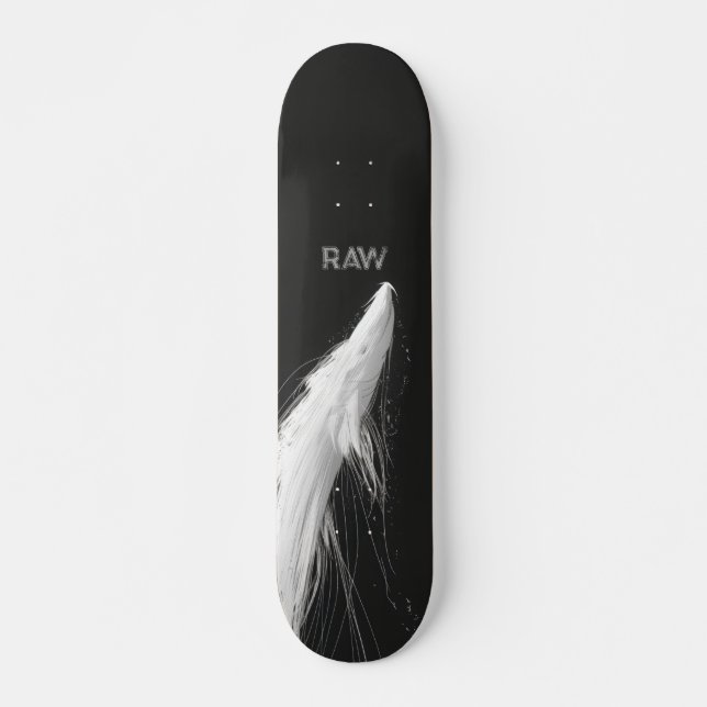 Abstract Fluid Lines Skateboard (Vorne)