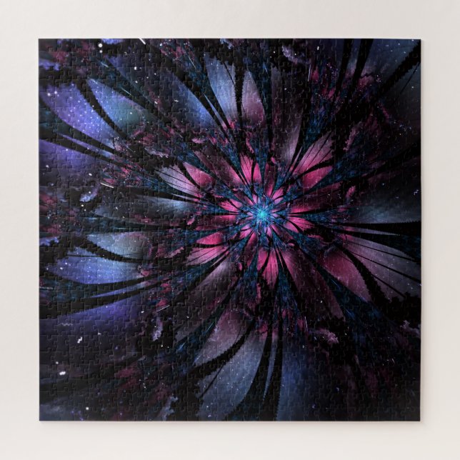 Abstract fractal flower design. (Vertikal)