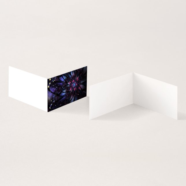 Abstract fractal flower design.  (Innenseite und Außenseite)