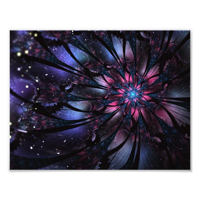 Abstract fractal flower design.  fotodruck (Vorne)