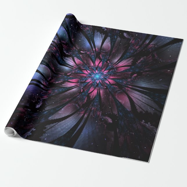 Abstract fractal flower design.   geschenkpapier (Ungerollt)