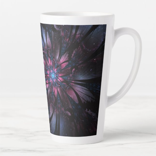Abstract fractal flower design.  milchtasse (Rechts)