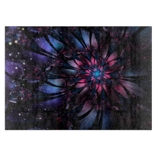 Abstract fractal flower design. schneidebrett