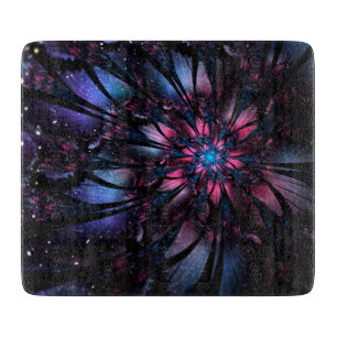 Abstract fractal flower design. schneidebrett