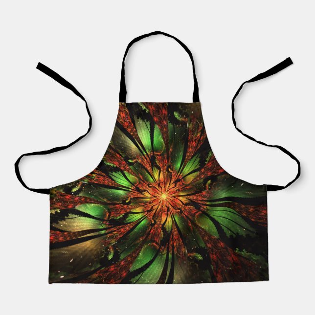 Abstract fractal flower design.   schürze (Vorderseite)