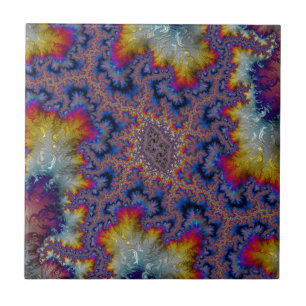 Abstract fractal patterns and shapes. Fractal Art Fliese