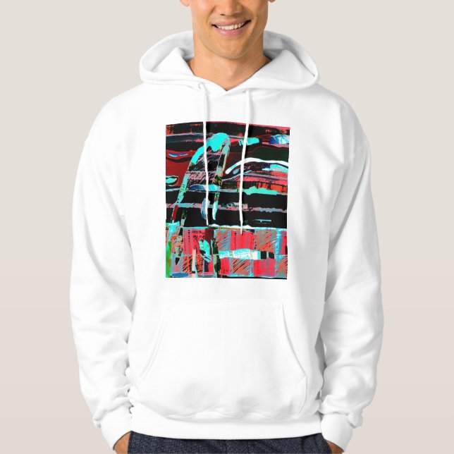 Abstract Freedom – Custom Adult Pullover Hoodie (Vorderseite)
