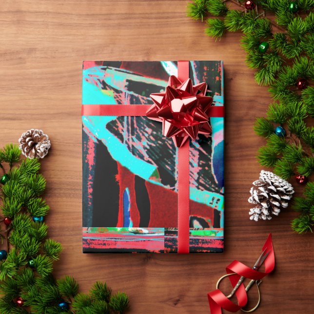 Abstract Freedom – Custom Wrapping Paper (29" x 6’ Geschenkpapier (Feiertagsgeschenk)