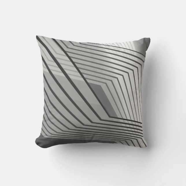 Abstract futuristic architecture background 3d ill kissen (Vorderseite)