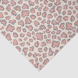 Abstract Garden Confetti | Pattern Blush Peach Seidenpapier