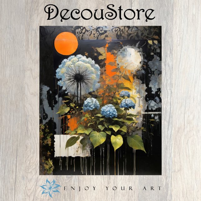 Abstract Garden Decoupage Seidenpapier (Von Creator hochgeladen)