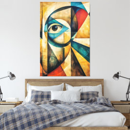 Abstract Gaze Leinwanddruck