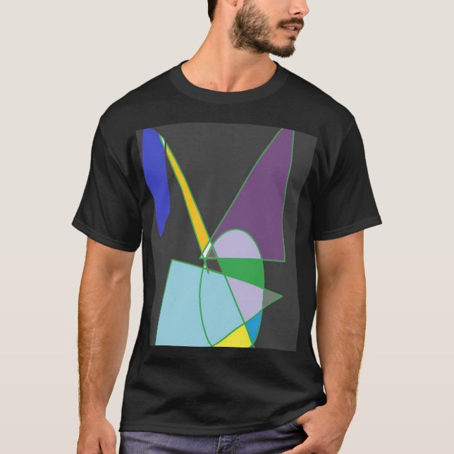 ABSTRACT GEOMETRIC ART T-Shirt (Vorderseite)