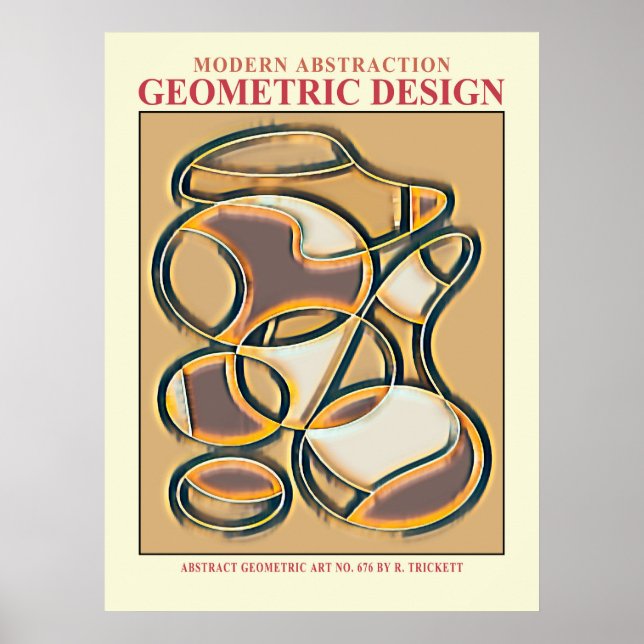 Abstract Geometric EP Nr. 9 Poster (Vorne)