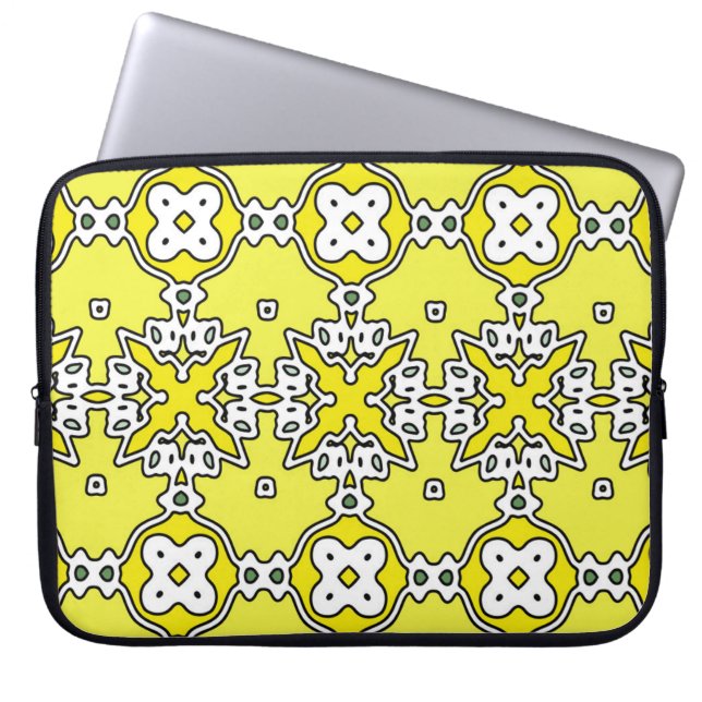Abstract geometric illustration. Pattern. The endl Laptopschutzhülle (Vorderseite)