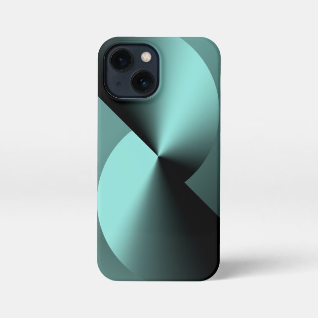 Abstract Geometric iPhone 13 Mini Case Hülle (Rückseite)