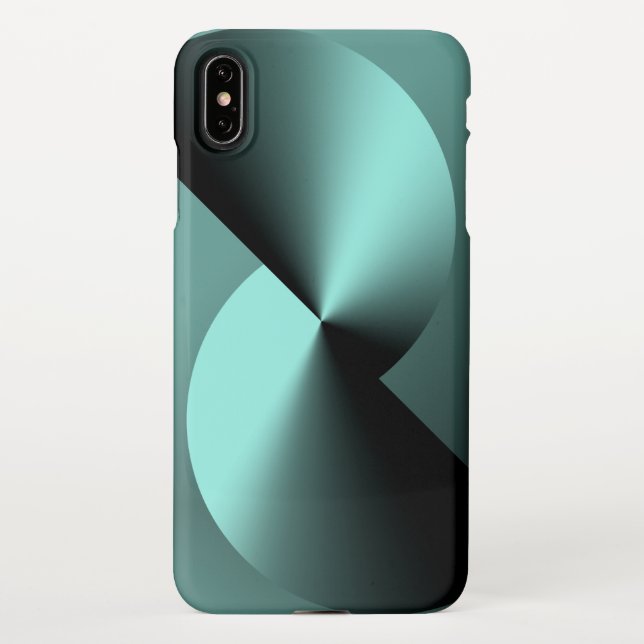 Abstract Geometric iPhone XS Max Case Hülle (Rückseite)