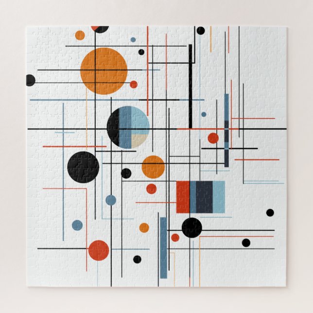 Abstract Geometric Modern Minimalist Lines (Vertikal)