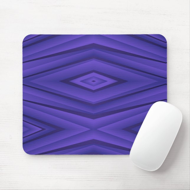 Abstract geometric mouse pad with a vivid purple  mousepad (Mit Mouse)