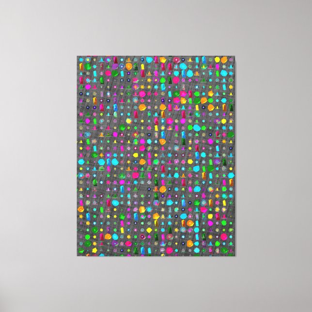 Abstract Geometric Pattern Canvas  Leinwanddruck (Vorderseite)