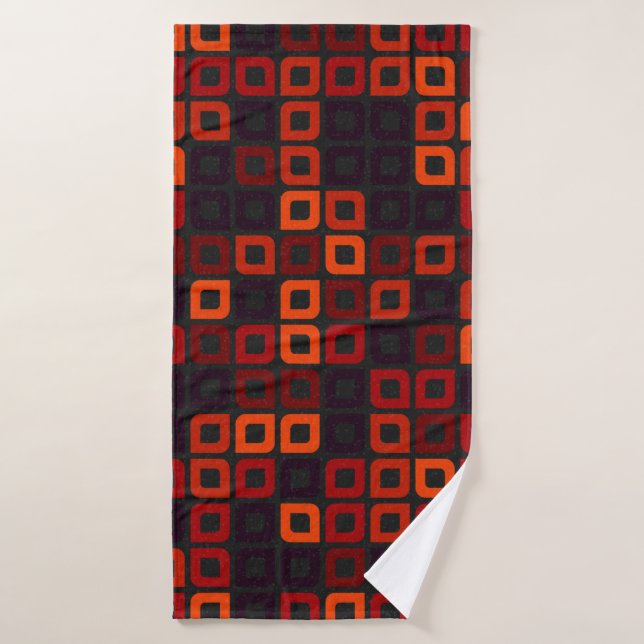 Abstract Geometric Pattern generative computationa (Serviette de bain)