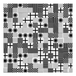Abstract Geometric pattern  Poster