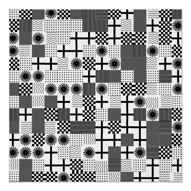 Abstract Geometric pattern  Poster (Vorderseite)