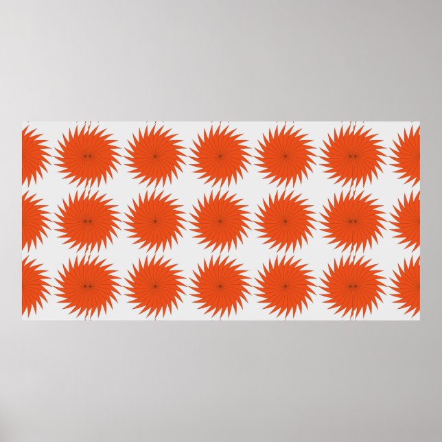 Abstract geometric pattern with stripes, lines. A  Poster (Vorne)