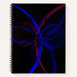 Abstract Geometric Spiral Notebook Notizbuch