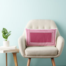Abstract Geometrical Pink & Burgundy Red